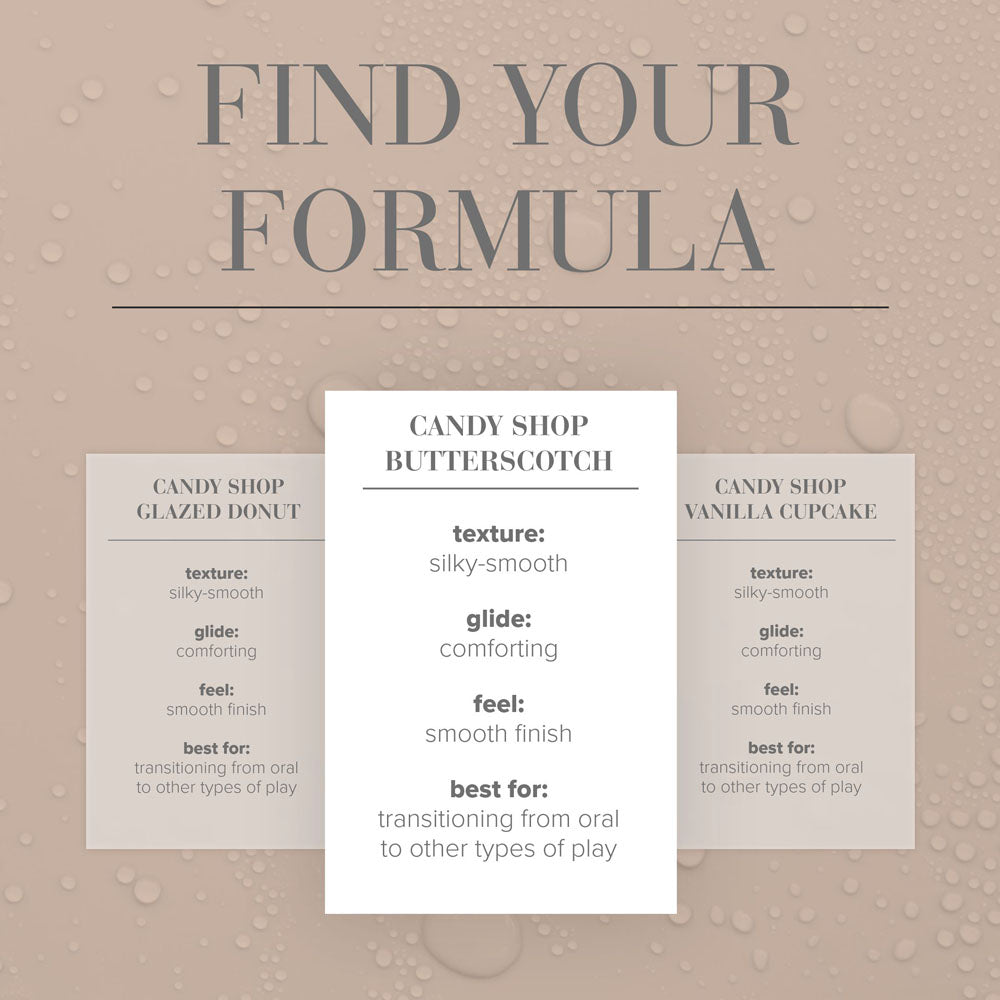 JO Candy Shop Butterscotch (Butterscotch Flavored) Water-Based Lubricant – Sugar-Free 60 mL Lubricant Flavoured Lube