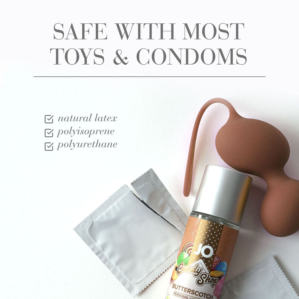 JO Candy Shop Butterscotch Water-Based Lubricant – Sugar-Free 60 ml > Lube > Flavoured