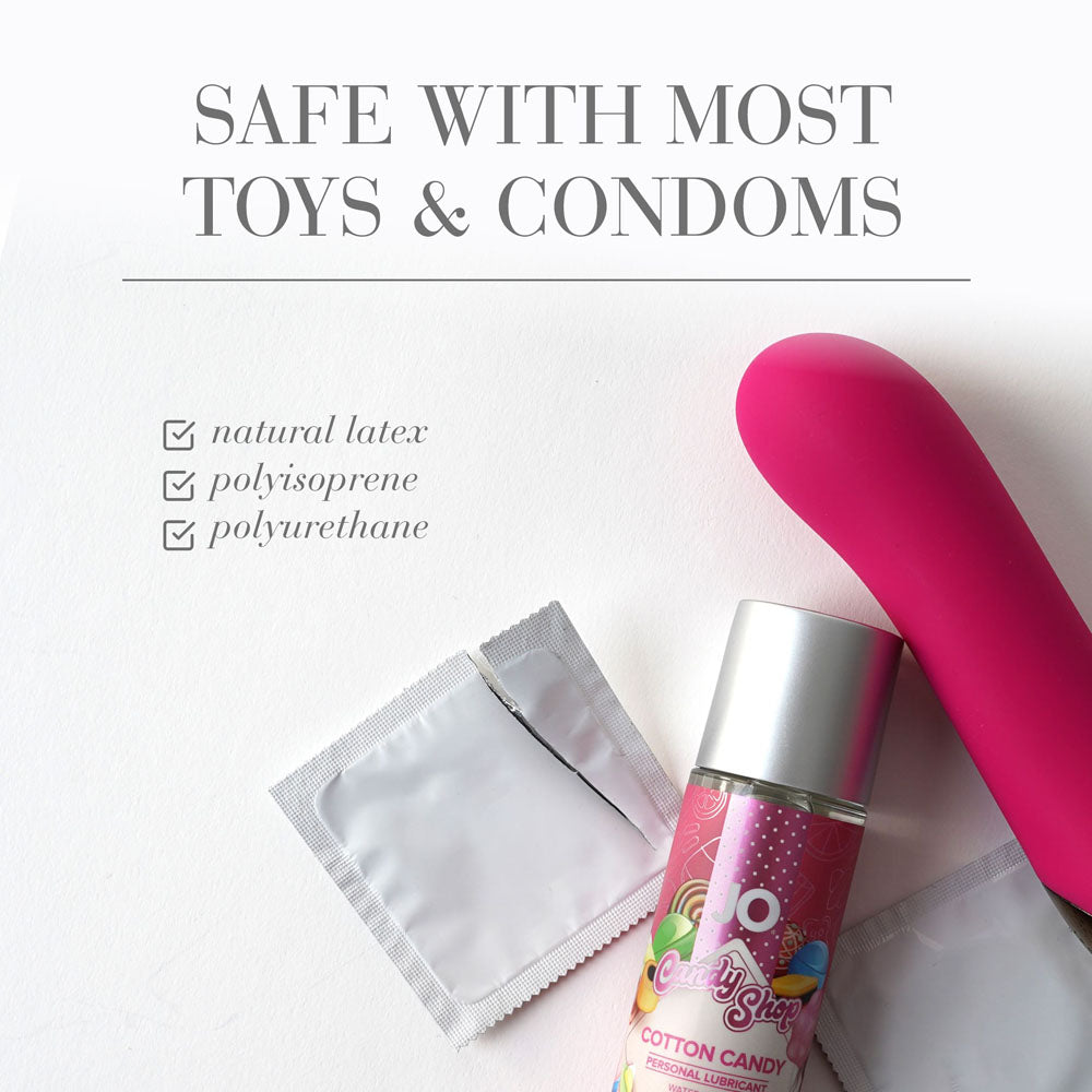 JO Candy Shop Cotton Candy (Cotton Candy Flavored) – Water-Based Lubricant 60 ml Bottle > Lube > Flavoured