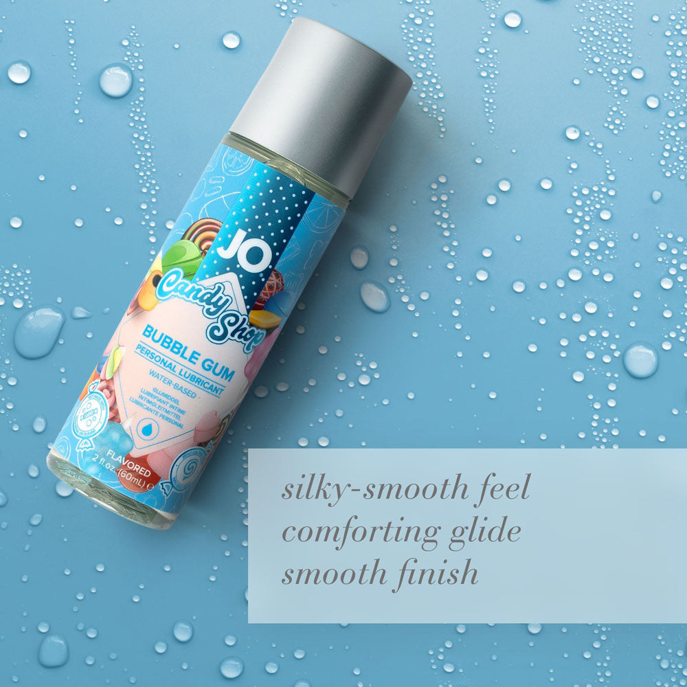 JO Candy Shop Bubblegum (Bubblegum Flavored) – Water-Based Lubricant 60 ml Bottle > Lube > Flavoured