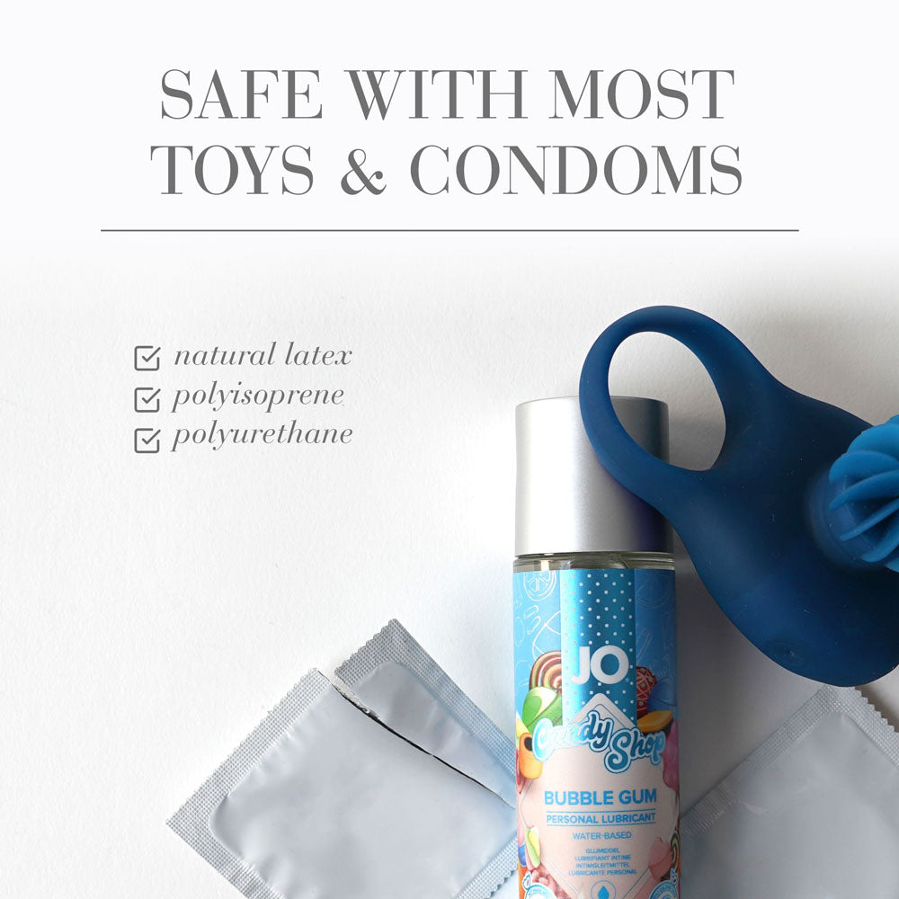 JO Candy Shop Bubblegum (Bubblegum Flavored) – Water-Based Lubricant 60 ml Bottle > Lube > Flavoured