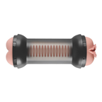 Training Master Double-Sided Stroker – Realistic TPE Pussy and Ass Masturbator > Sex Toys For Men > Masturbators > Manual