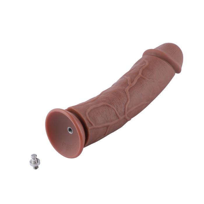 11.4in Slightly Curved Silicone Dildo with KlicLok for Hismith Premium Sex Machine