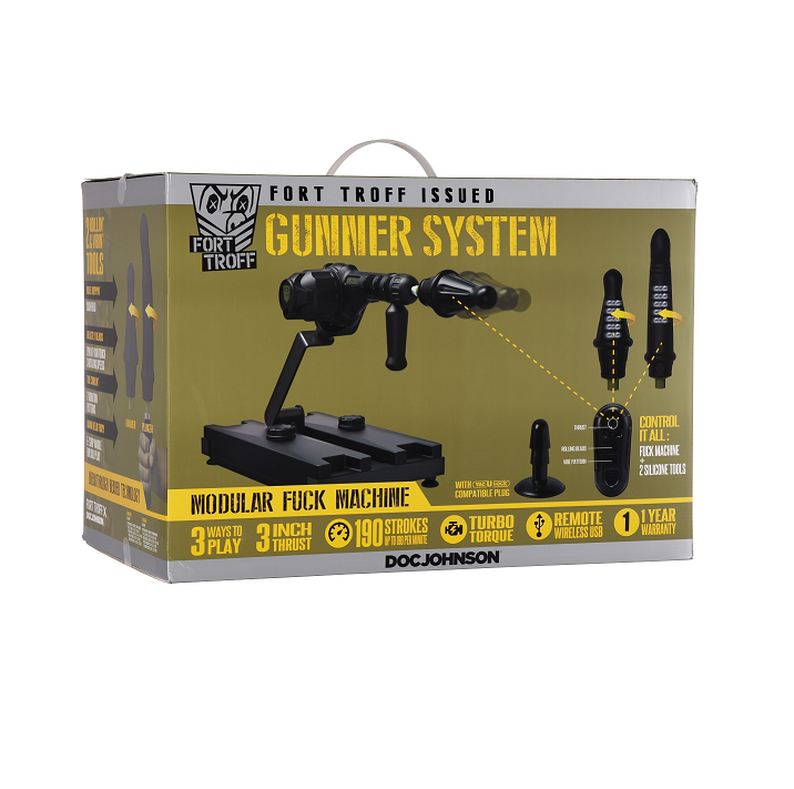 Fort Troff Gunner System – 3-in-1 Modular Vibrating and Rotating Fuck Machine > Sex Toys > Sex Machines