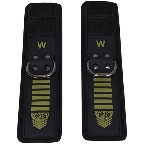 Fort Troff Tactical Wrist Cuffs (Black/Green) – Buckle-Free Neoprene-Lined Restraints > Bondage Gear > Restraints