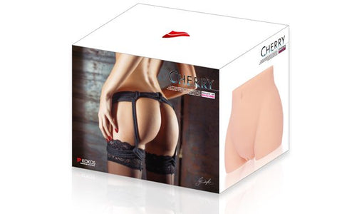 Real Hip Cherry Realistic Dual Orifice Pleasure Toy Assturbators