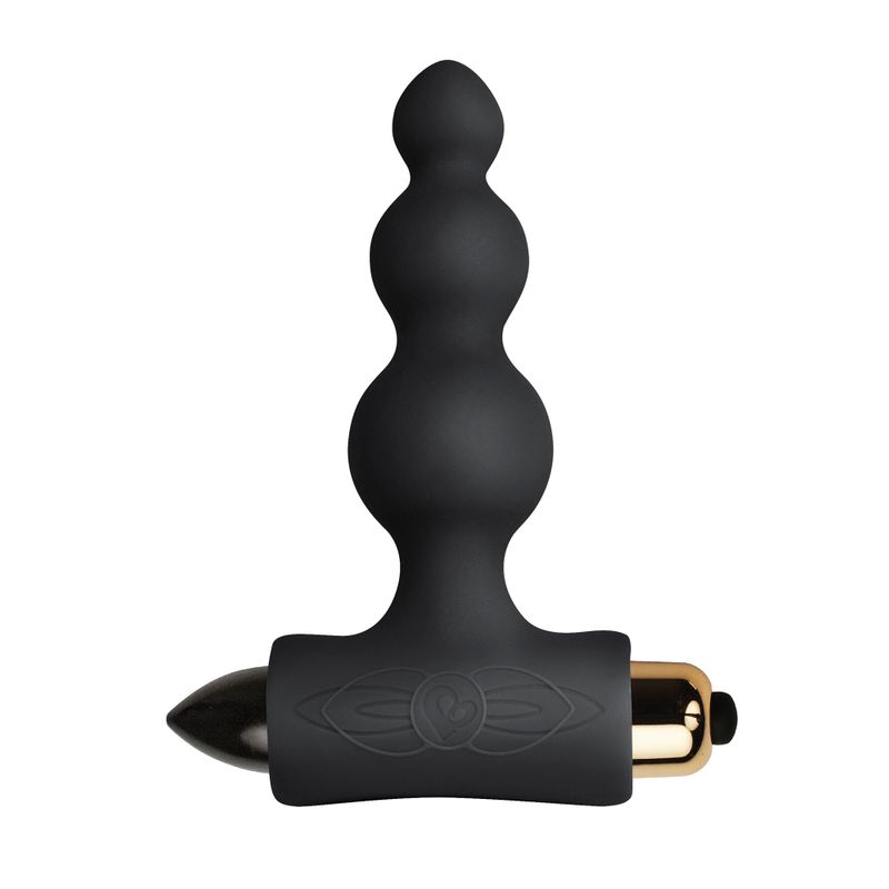Petite Sensations Bubbles Black Anal Vibrator for Beginners > Anal Range > Vibrating Butt Plugs