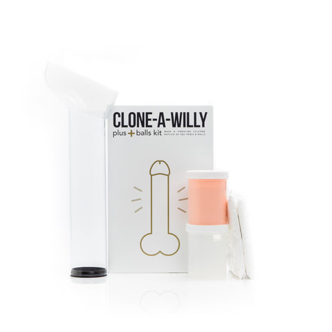 Clone a Willy Plus Balls Kit Light Skin Tone Adult Sex Toy > Realistic Dildos and Vibes > Mould your own kits