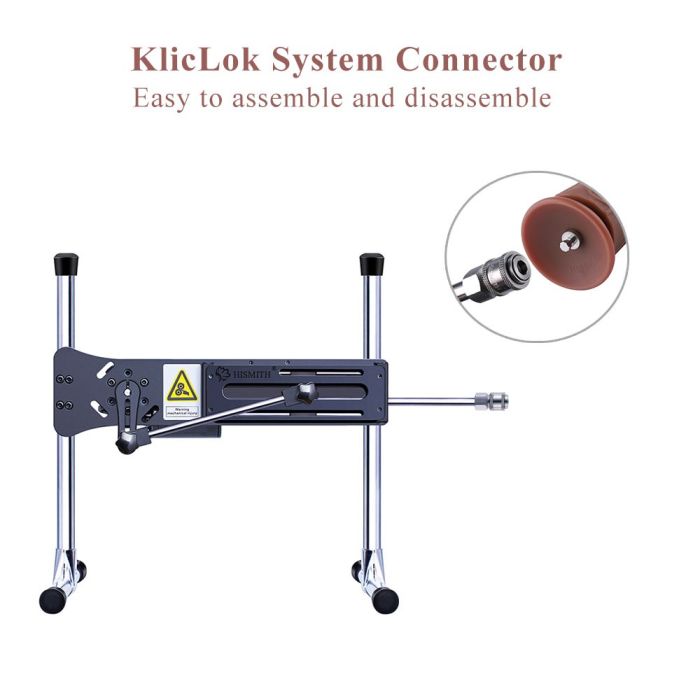 Slightly Curved Silicone Dildo with KlicLok for Hismith Premium – 11.4 Inch Silicone Dildo Sex Machine Attachments