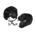 Fetish Pleasure Fluffy Hand Cuffs – Sturdy Metal Wrist Cuffs Black > Bondage Gear > Handcuffs