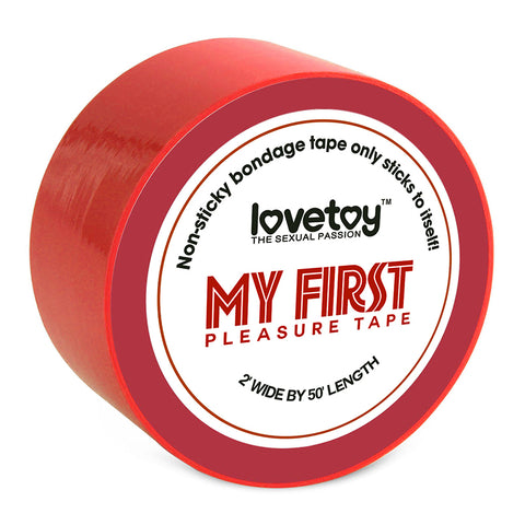 My First Non-Sticky Bondage Tape Red – Beginner-Friendly Restraint Tape Red > Bondage Gear > Tape