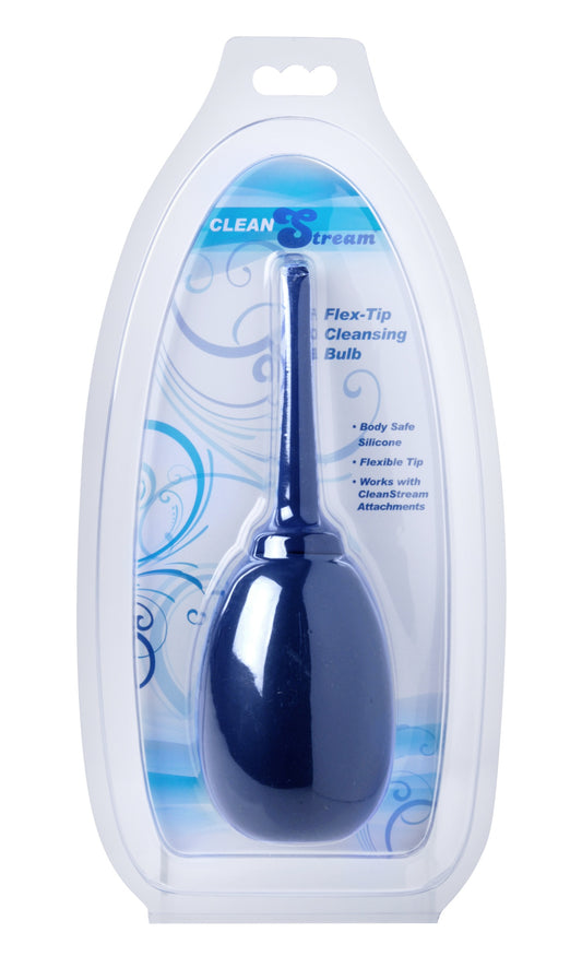 Flex Tip Cleansing Enema Bulb 7.5 Inches, 250 ml Capacity Blue Douches