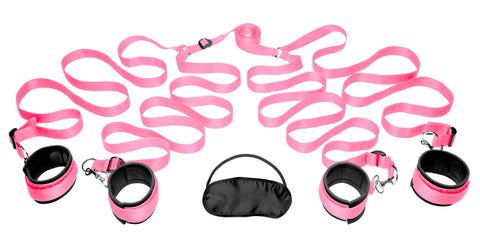 Bedroom Restraint Kit Pink for Unforgettable Intimate Play Restraints