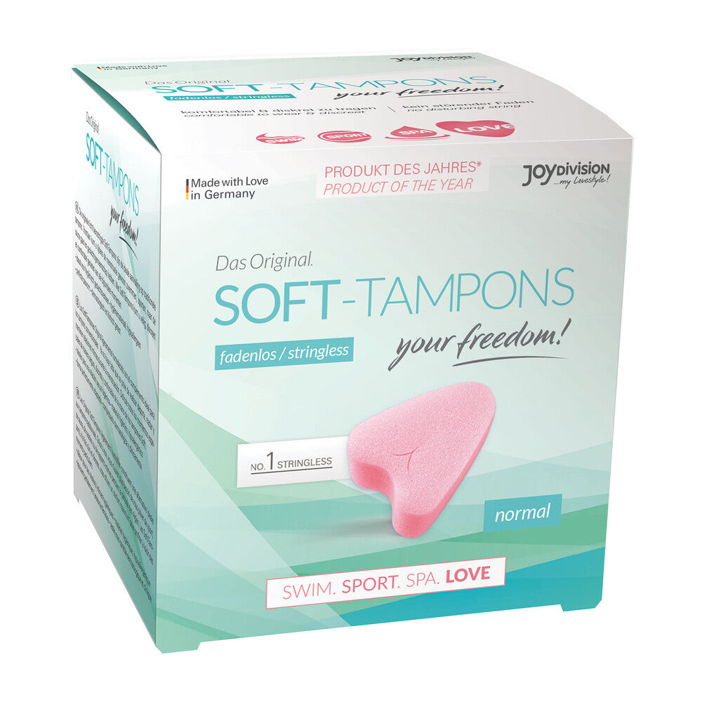 Stringless Original Soft Tampons Normal 3 Pieces – Comfortable Skin-Friendly Tampons > Essentials > Menstrual Products Main image