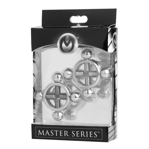 Rings of Fire Stainless Steel Nipple Press Set Nipple Clamps