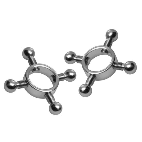 Rings of Fire Stainless Steel Nipple Press Set Nipple Clamps