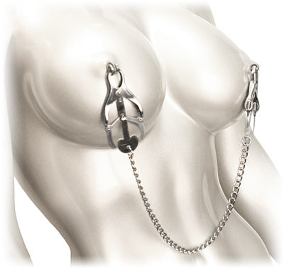 Sterling Monarch Nipple Vice BDSM Nipple Clamps