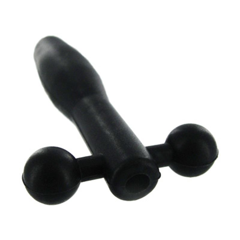 Silicone Cum Thru Barbell Penis Plug for Urethral Play Sounding Rods