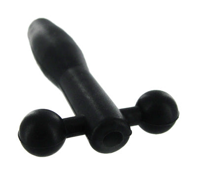 Silicone Cum Thru Barbell Penis Plug for Urethral Play Sounding Rods