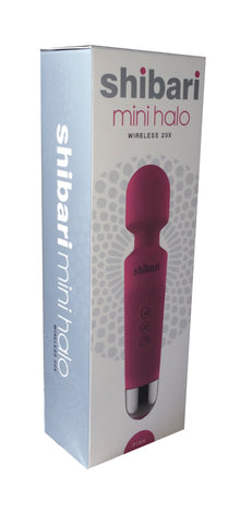 Shibari Mini Halo Wireless 20X Pink Compact Massager Electric Massager