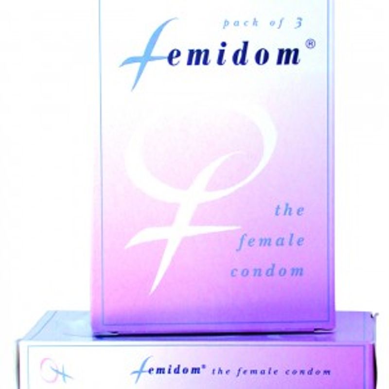 Femidom - Non Latex Polyurethane Lubricated Female Condoms 3 Pieces Default Title > Essentials > Condoms > Non-Latex Main image