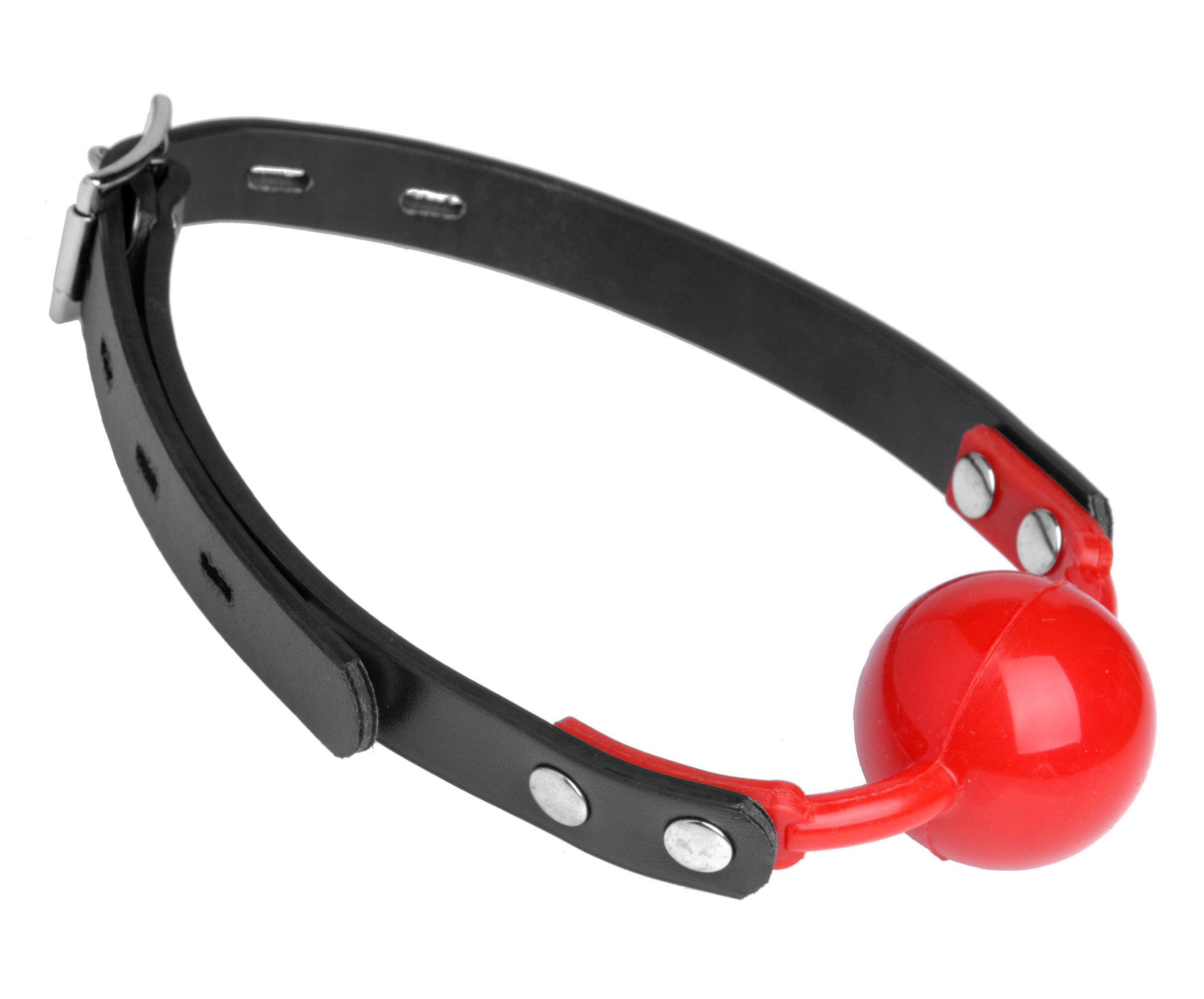The Hush Gag Silicone Comfort Ball Gag – Adjustable Ball Gag with Locking Buckle > Bondage Gear > Gags and Bits
