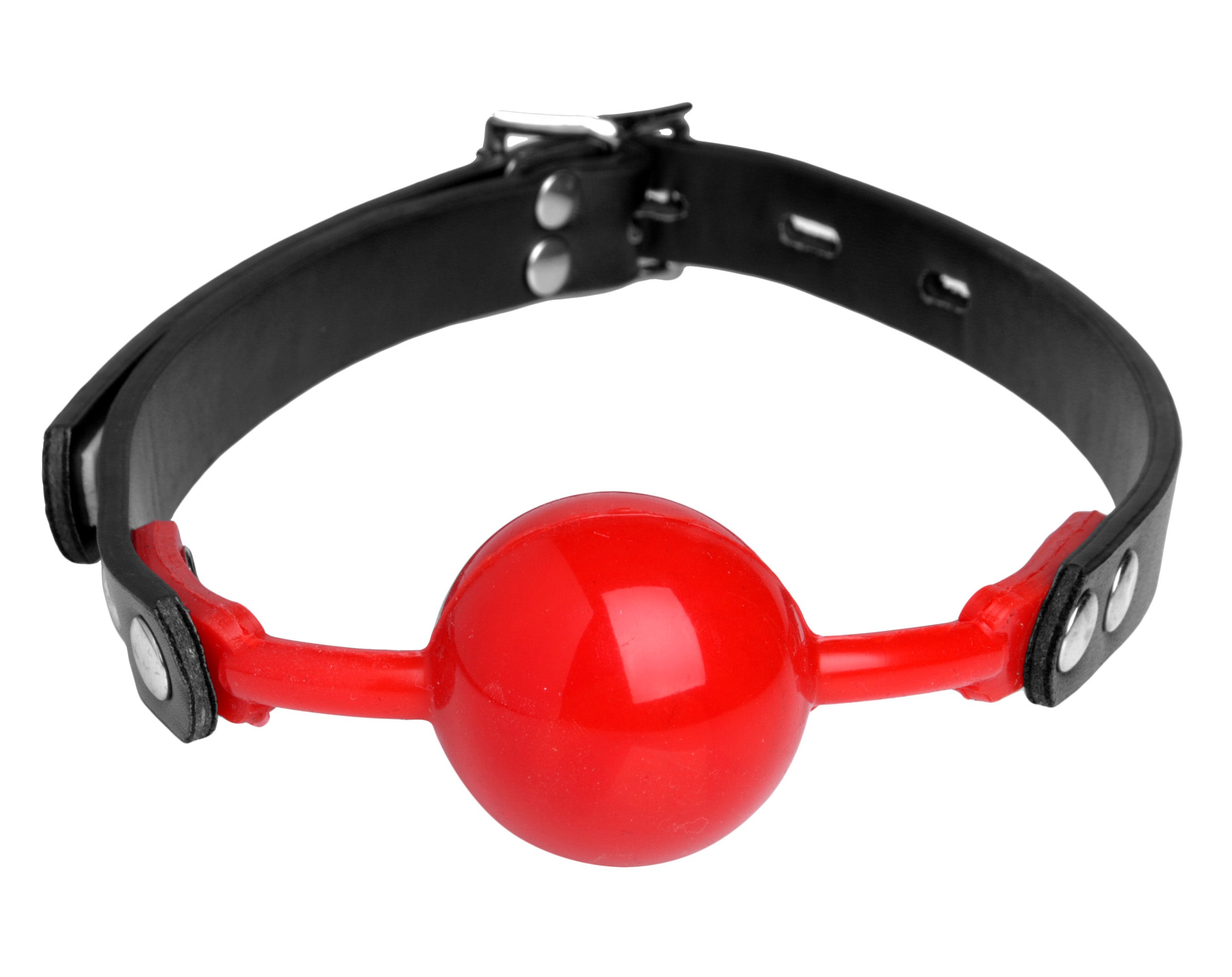 The Hush Gag Silicone Comfort Ball Gag – Adjustable Ball Gag with Locking Buckle > Bondage Gear > Gags and Bits