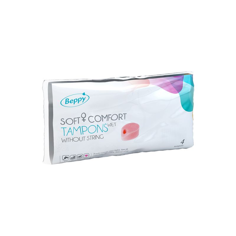 Beppy Soft+Comfort Wet 4 Pc Action Sponges Pack > Essentials > Menstrual Products