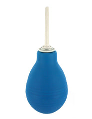 Bulb Anal Clean Enema Blue 4.25 Inch Travel Size Douches