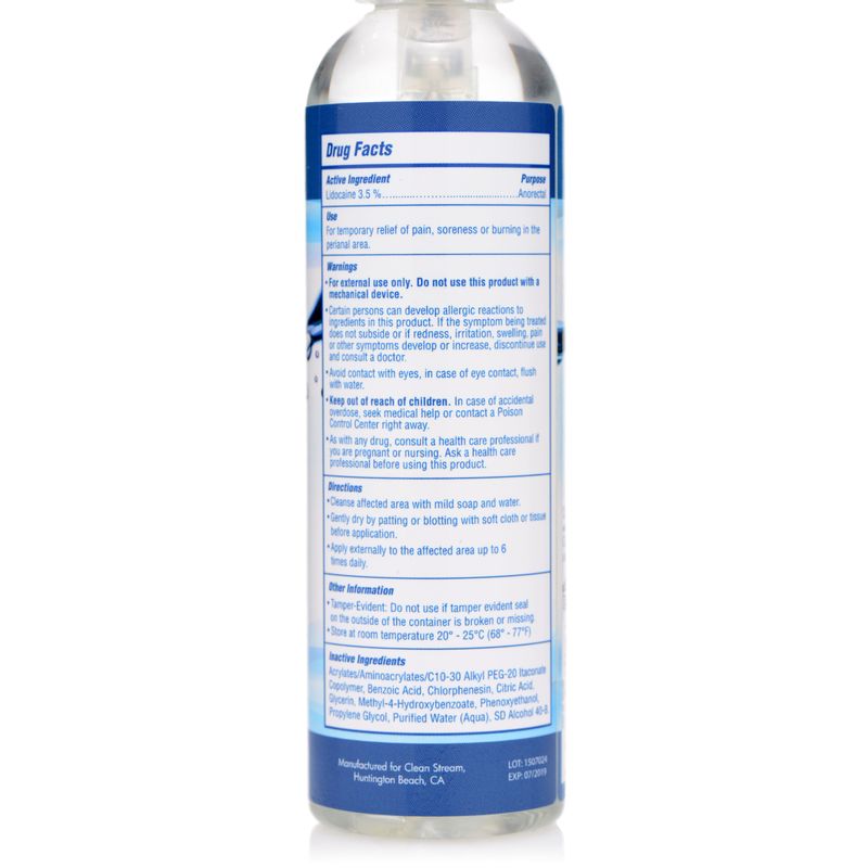 Relax Anal Lube – Desensitizing Spray Gel 4.4oz Anal Lubricant Secondary image