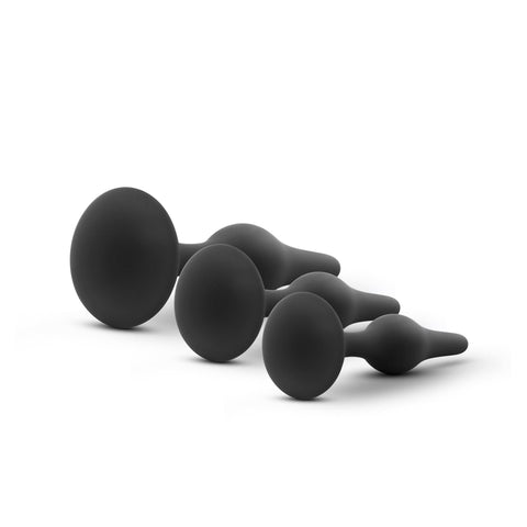 Luxe Beginner Plug Kit Black - Three Graduated Sizes