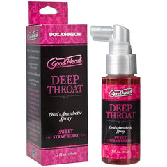 GoodHead Deep Throat Spray 59ml - Sweet Strawberry Flavor Default Title ENHANCERS