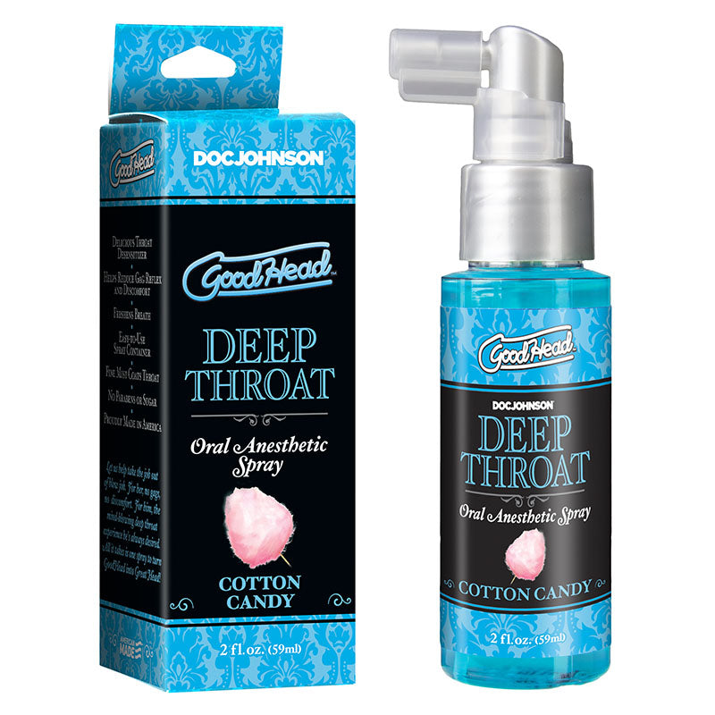Goodhead Deep Throat Spray (Cotton Candy) – Oral Spray Secondary image