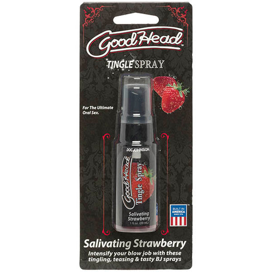 GoodHead Tingle Spray - Salivating Strawberry Flavoured - 29 ml Spray Default Title LOTIONS & LUBES