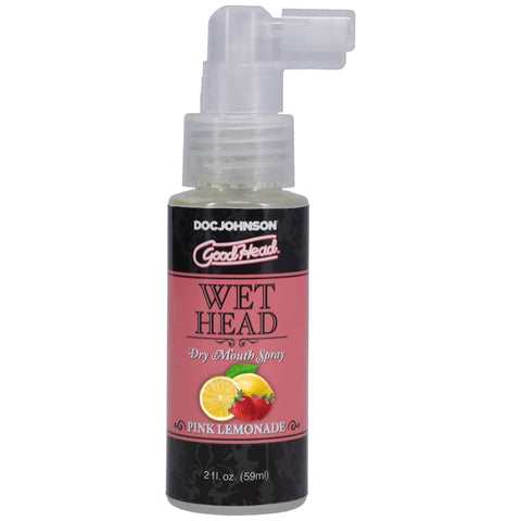 Goodhead Wet Head Dry Mouth Spray Pink Lemonade 2 Fl Oz (59ml) > Lube > Oral Gels & Sprays