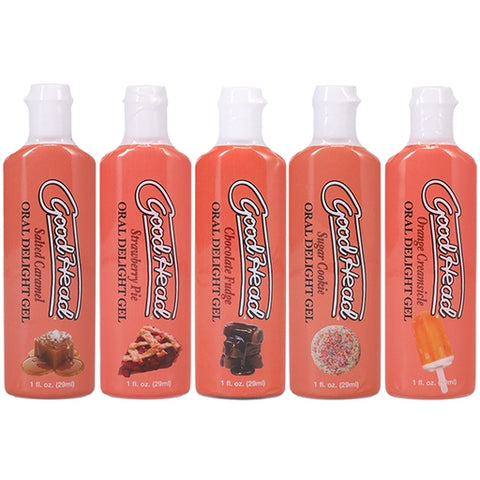 GoodHead Oral Delight Gel Dessert 5 Pack 1 Fl Oz Variety Flavors Default Title > Relaxation Zone > Edible Treats