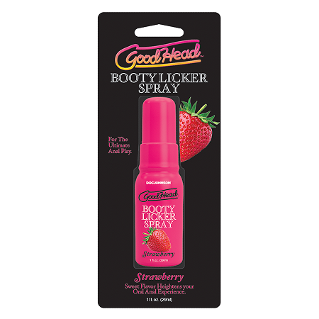 GoodHead Booty Licker Spray Strawberry 29 ml Delicious Flavor Oral Gels & Sprays
