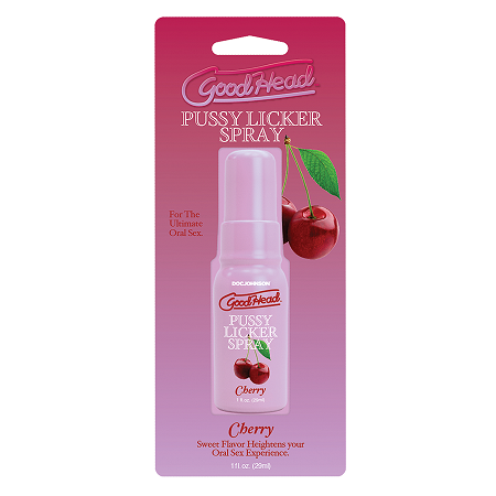 GoodHead Pussy Licker Spray Cherry 29 ml - Lickable Flavor Oral Gels & Sprays