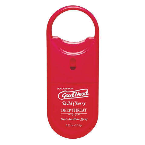 GoodHead To-Go Deep Throat Spray (Wild Cherry) – Oral Desensitizing Spray 9ml > Lube > Oral Gels & Sprays