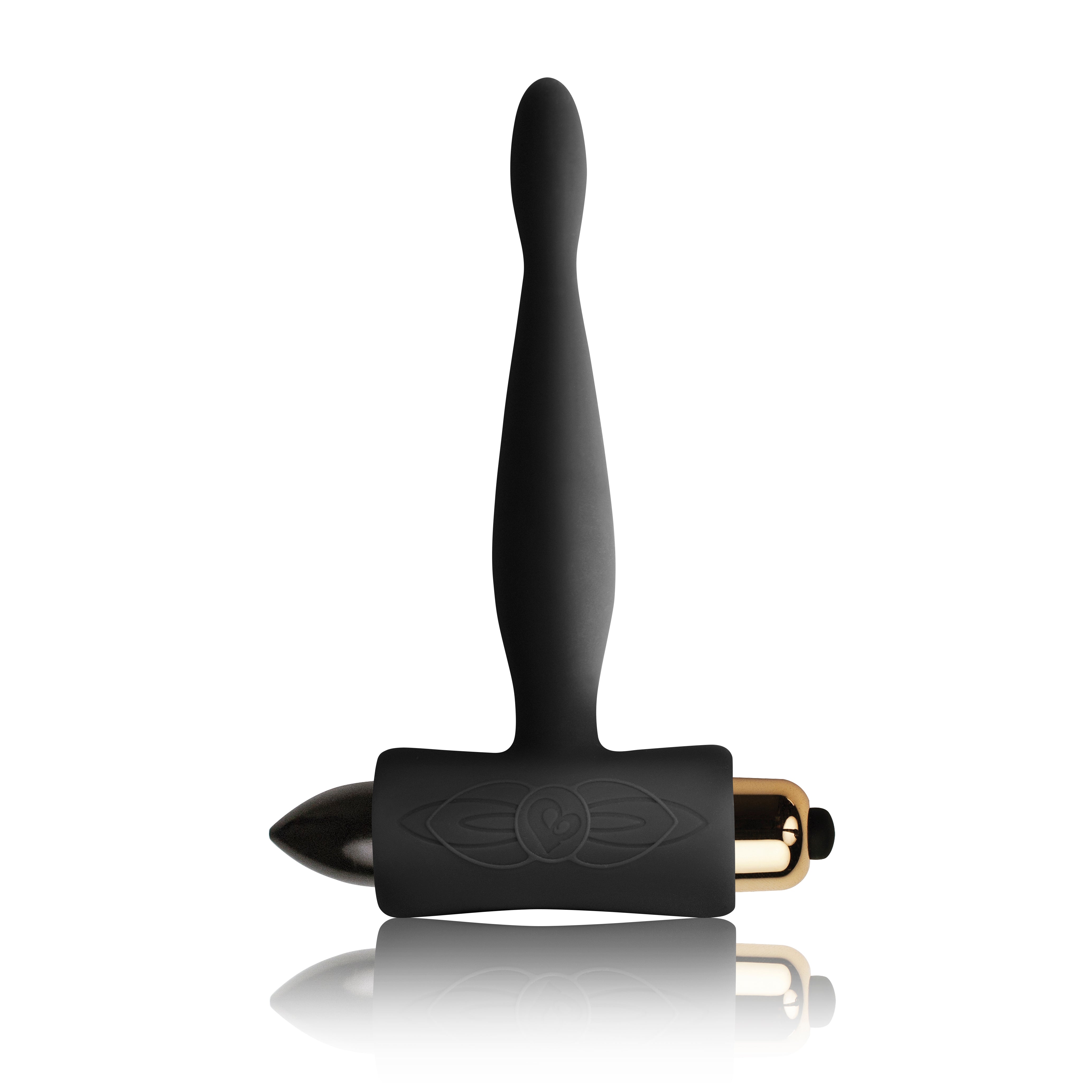 Petite Sensations Teazer Black Soft Silicone Vibrator (5 Inch) Default Title > Anal Range > Vibrating Butt Plugs Main image