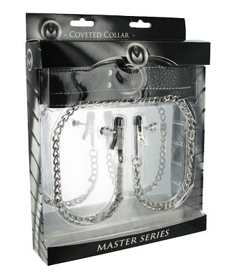 Coveted Collar and Clamp Union Set for Intense Submission and Sensation > Bondage Gear > Collars