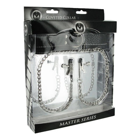 Coveted Collar and Clamp Union Set for Intense Submission and Sensation > Bondage Gear > Collars