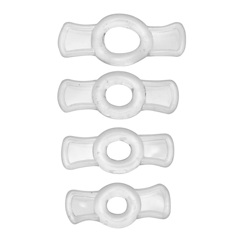 Size Matters Endurance Set With Four Stretchable Sizes – Penis Ring Set > Cock Ring > Sets