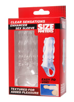 Clear Sensations Enhancer Sex Sleeve 4.5 Inch Length > Sex Toys For Men > Penis Sleeves