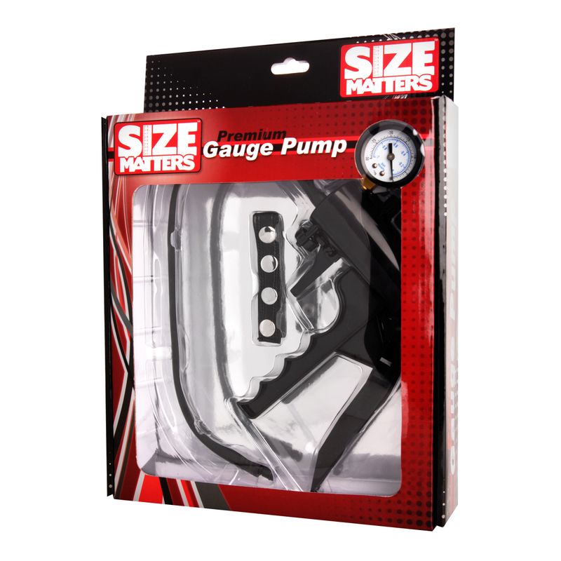 Size Matters Premium Gauge Pump (Black) – Premium Penis Pump Black > Pumps > Penis Pumps Performance