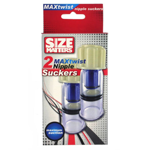 Max Twist Nipple Suckers – Adjustable Suction Nipple Pumps Clear > Sex Toys > Nipple Suckers