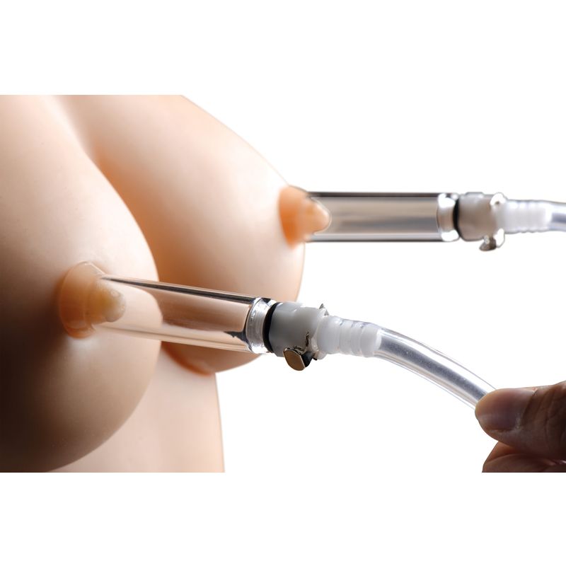 Nipple Pumping System with Dual Cylinders 2.75 Inches > Sex Toys > Nipple Suckers
