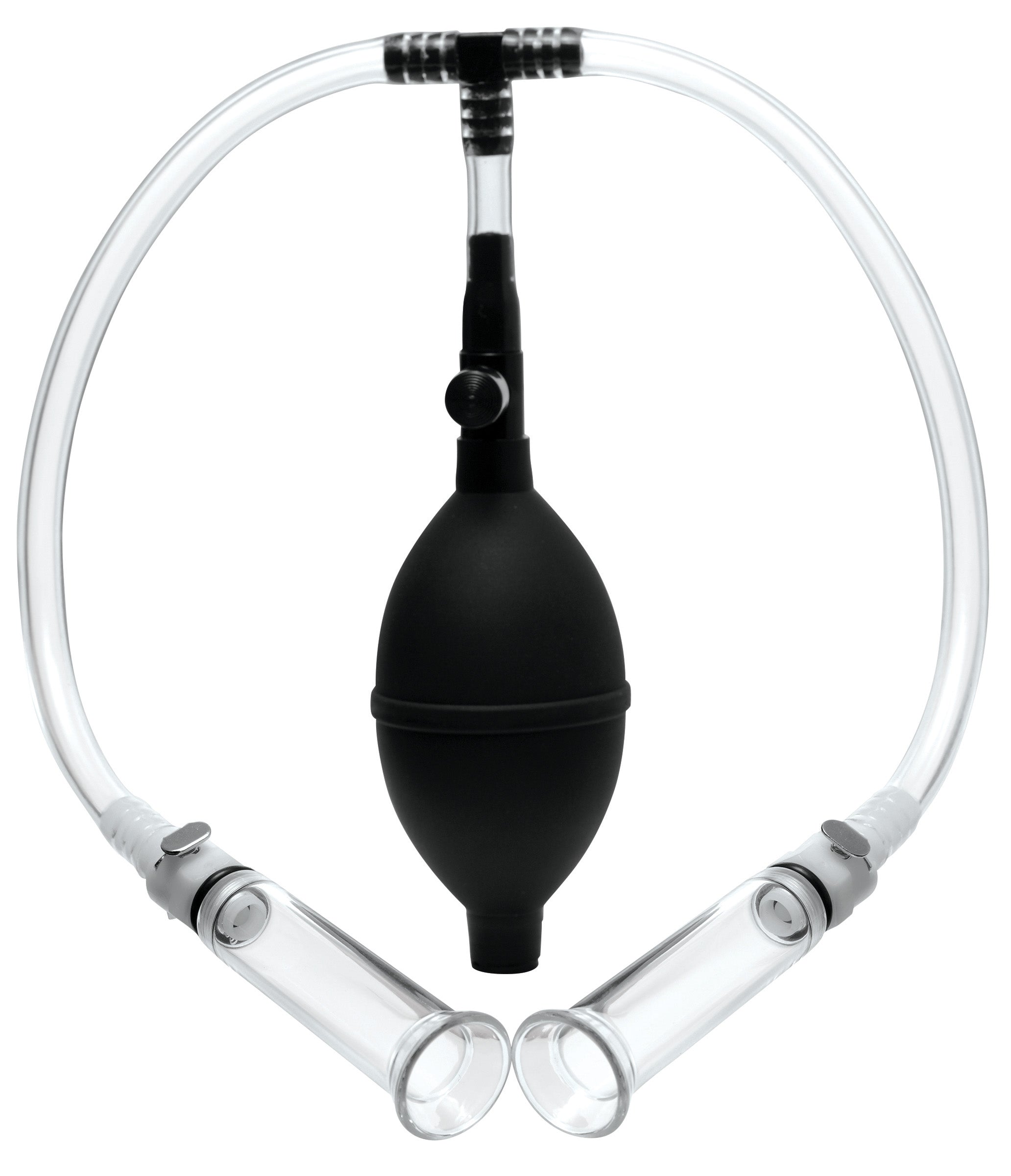 Nipple Pumping System with Dual Cylinders 2.75 Inches > Sex Toys > Nipple Suckers