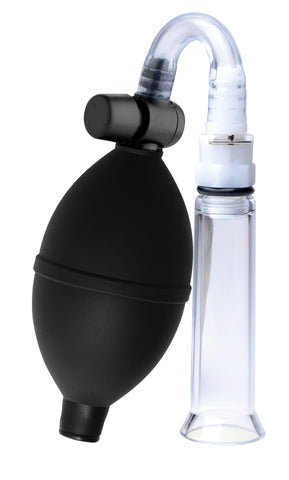 Clitoral Pumping System 12 Inches Length with 3 Inch Cylinder Pumps Female