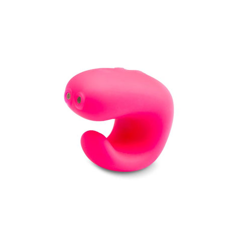 Gring Neon Rose Finger Vibrator with Remote Control Finger Stimulator